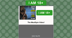 Desktop Screenshot of meatspin.biz